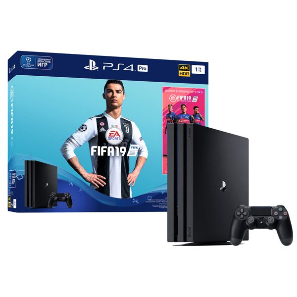 PlayStation 4 Pro 1TB+FIFA 19