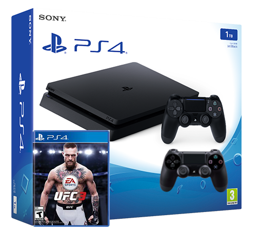 Sony Playstation 4 Slim 1TB + UFC 3